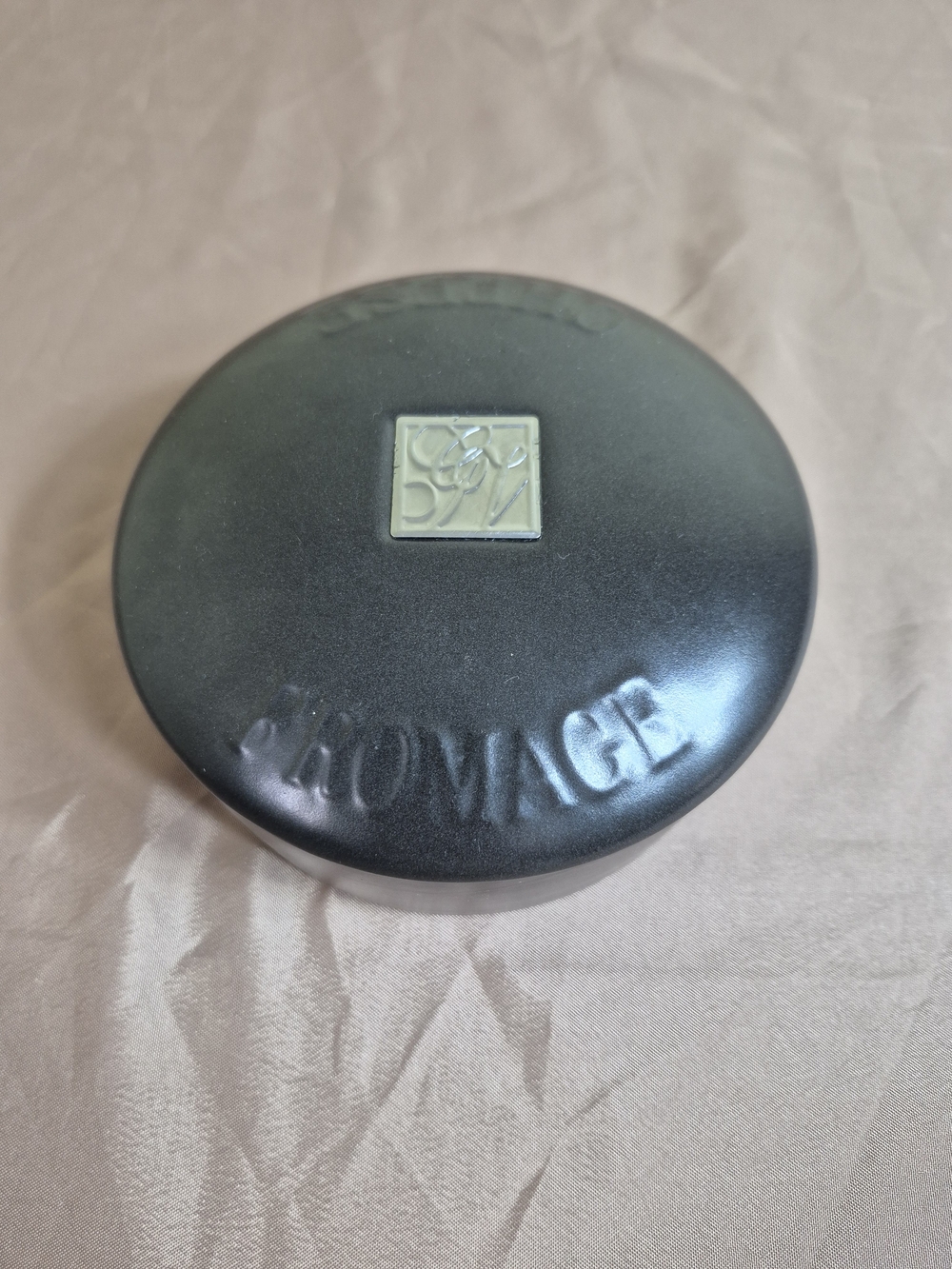 Gourmet du Village Matte Black Bilingual Cheese Keeper Set - Cheese & Fromage